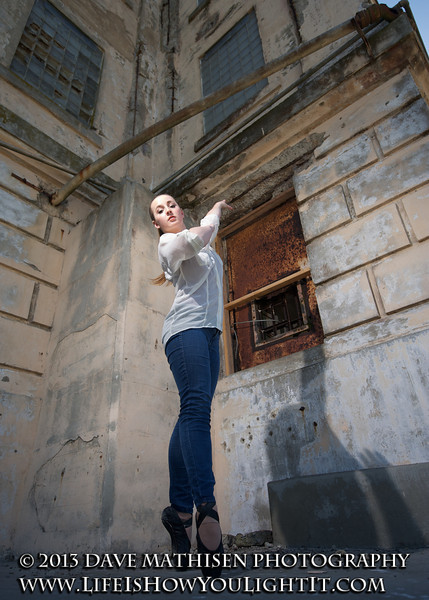 Female model photo shoot of Jennifer Humble in Alcatraz
