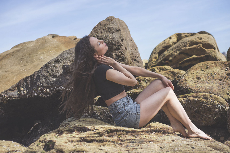 Female model photo shoot of Hayley Gia Hughes in Bondi Beach