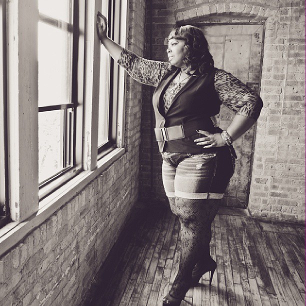 Female model photo shoot of TammyD-FierceAndThick in Chicago, IL