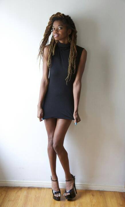 Female model photo shoot of Uhura Moor by Rick Reynolds in Los Angeles
