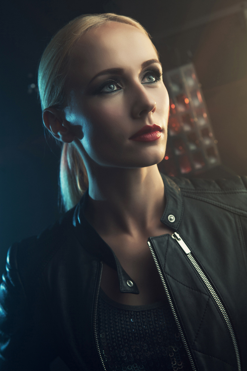 Female model photo shoot of Veronika1 by Dave Kavanagh, makeup by Tee Elliott