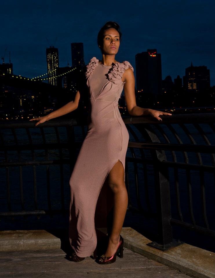 Female model photo shoot of KristinaV12 in Brooklyn Bridge