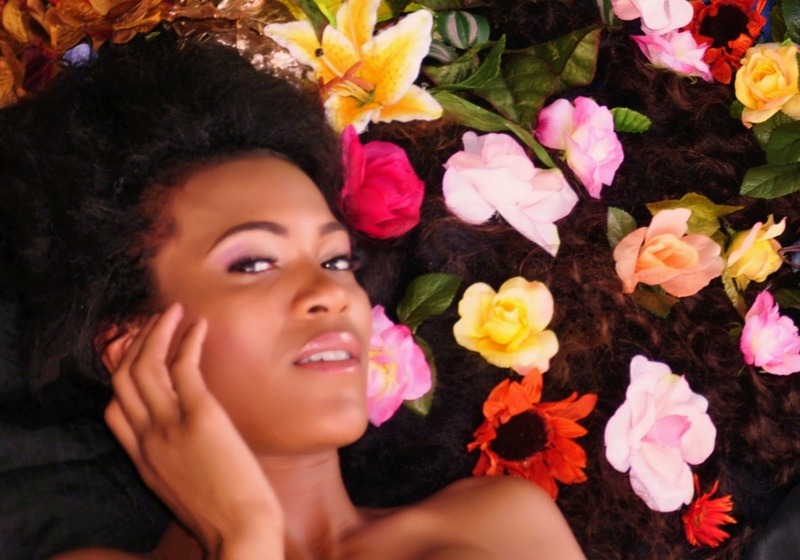 Female model photo shoot of Flowerstyles Studio