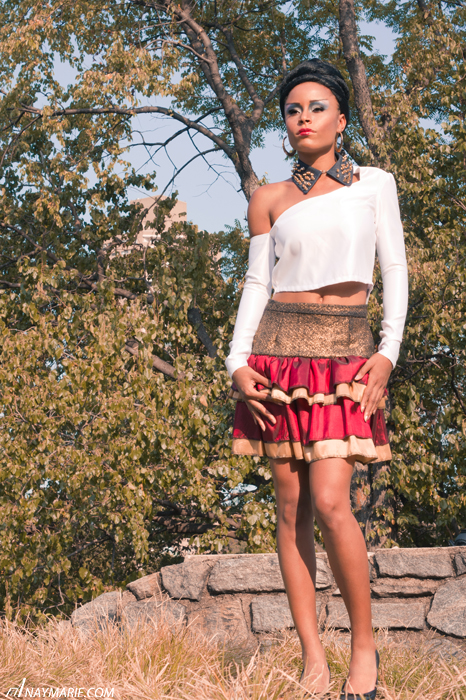 Female model photo shoot of ImaniLia Designs in Central Park