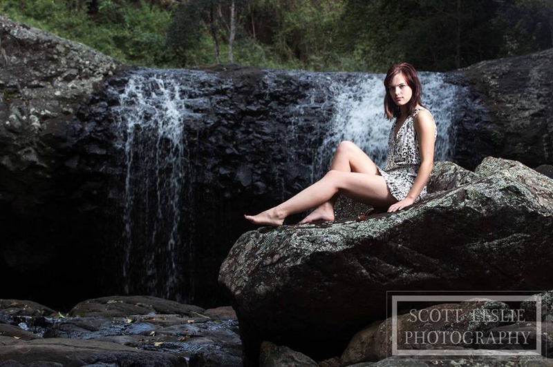 Female model photo shoot of Laurencia by Scott L Photography in QLD Australia, hair styled by Lisa Sleep-Hair Stylist