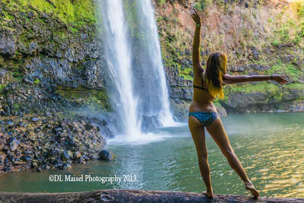 Male model photo shoot of dlmvegas in Wailua Falls