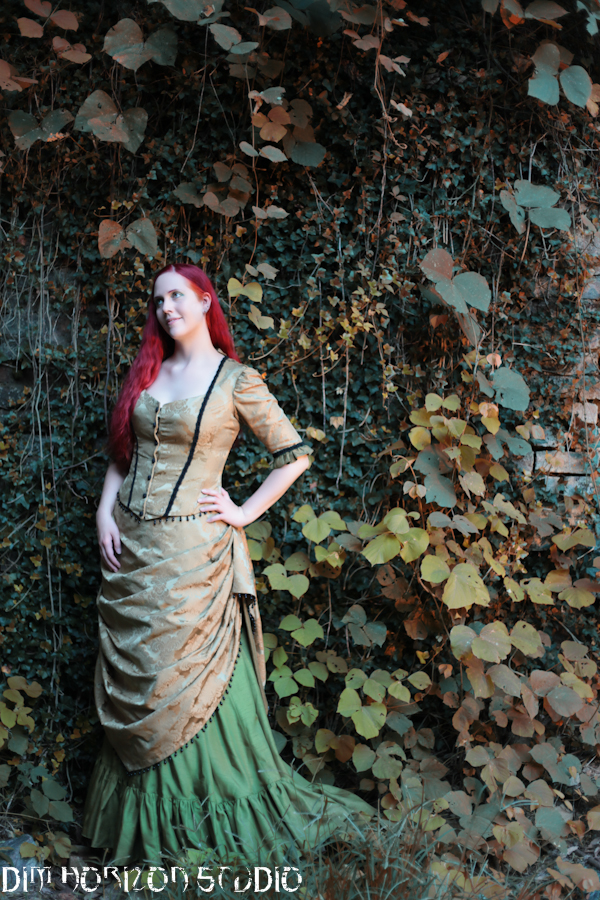 Female model photo shoot of Sally Van Eycke by Dim Horizon Studio in Vickery Creek / Roswell Mill, GA