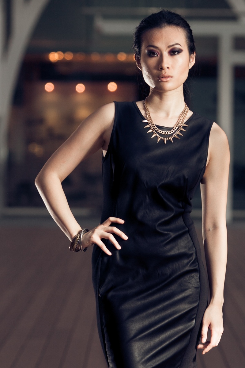 Female model photo shoot of Van Koh