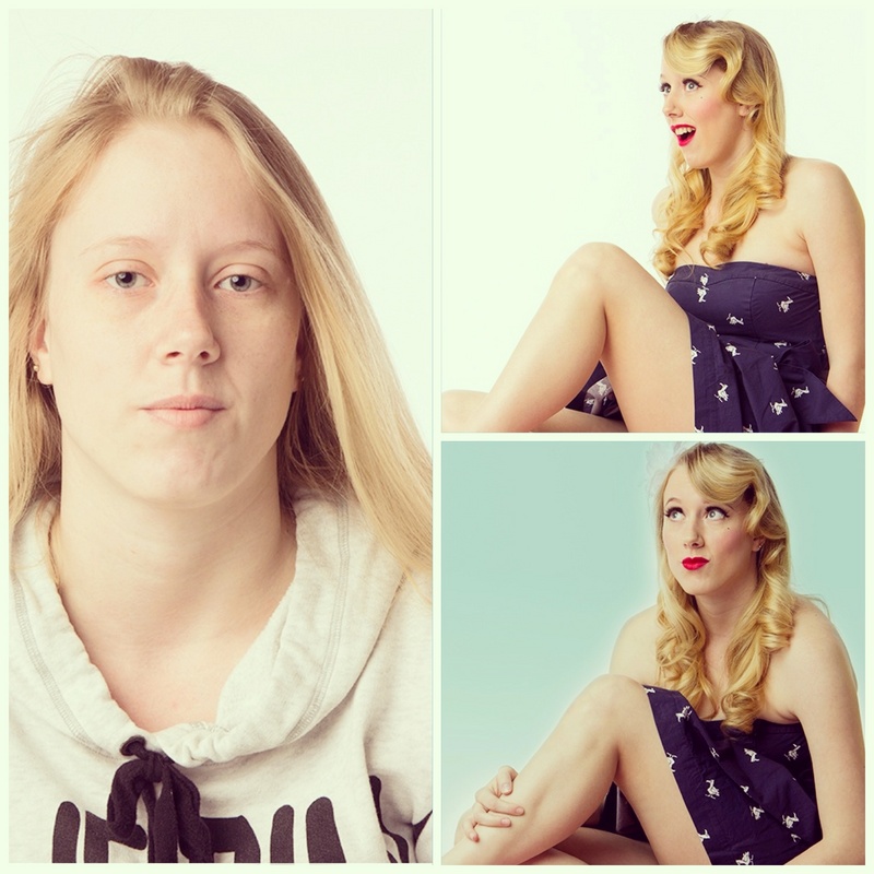 Female model photo shoot of HairMogulME