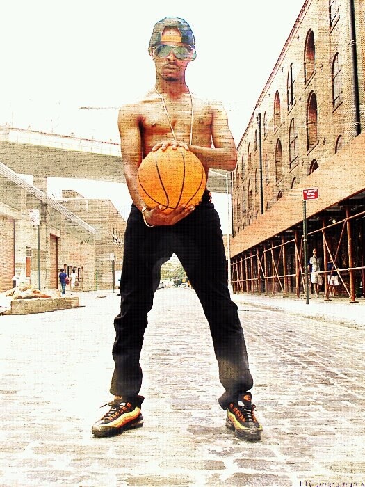 Male model photo shoot of Iamderique in Dumbo. Brooklyn,NY