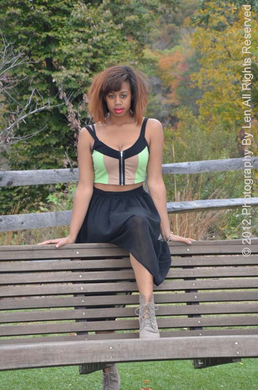 Female model photo shoot of Cierra Hurd in Morgan Falls Park.