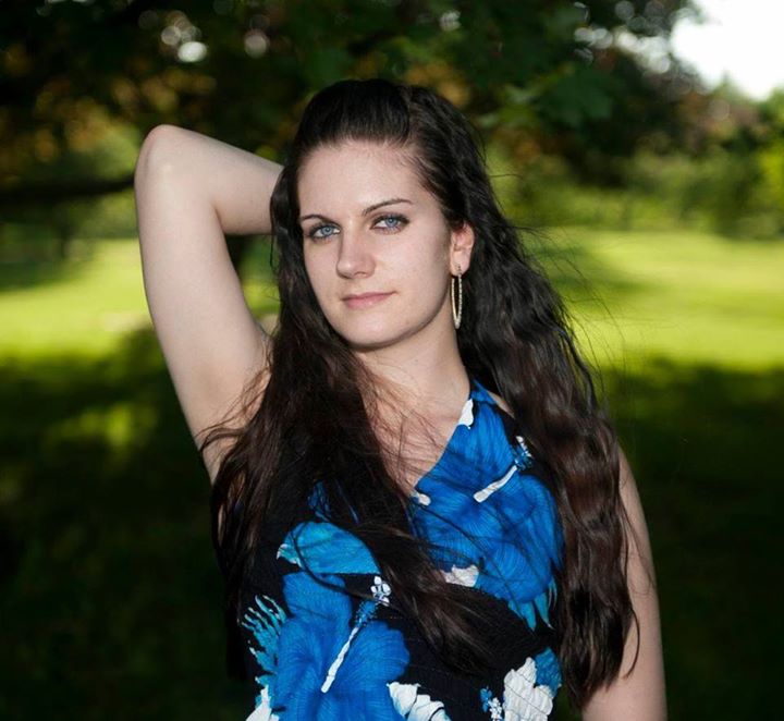 Female model photo shoot of Ariella Whitney in UW arboretum