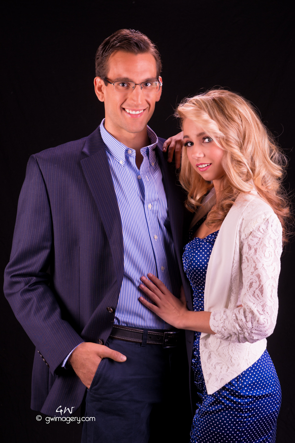 Female and Male model photo shoot of Gracie Page and Kevin Gustavson by Models by GW in Brooks Avenue Studio