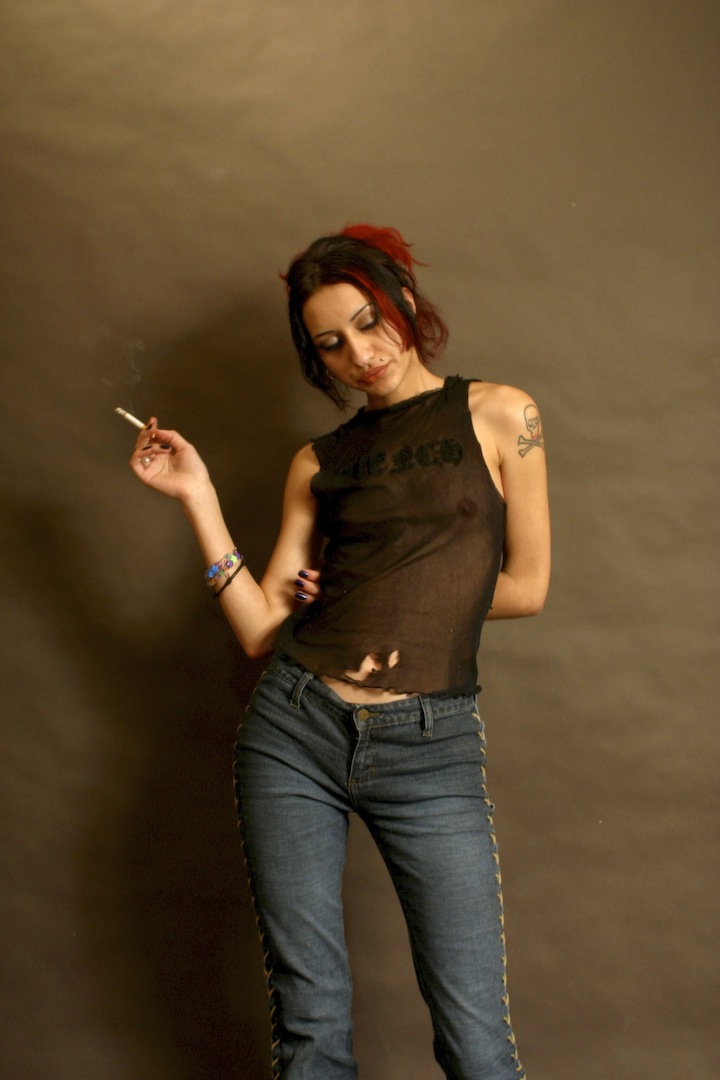 Female model photo shoot of Erica Darling in ArtAngel Studio