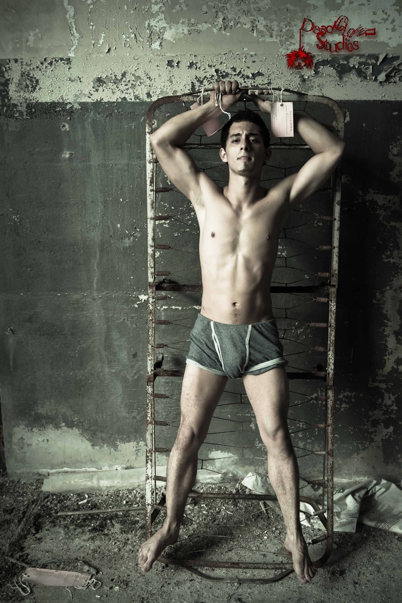 Male model photo shoot of Romel Villafranca in power plant