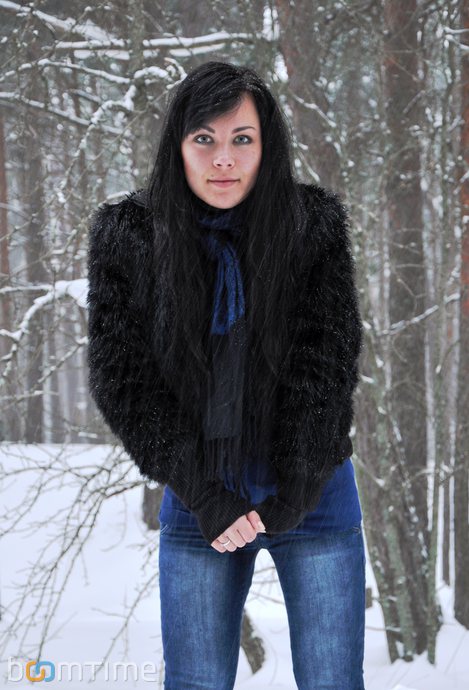 Female model photo shoot of Julija Nefedova in Jurmala, Latvia