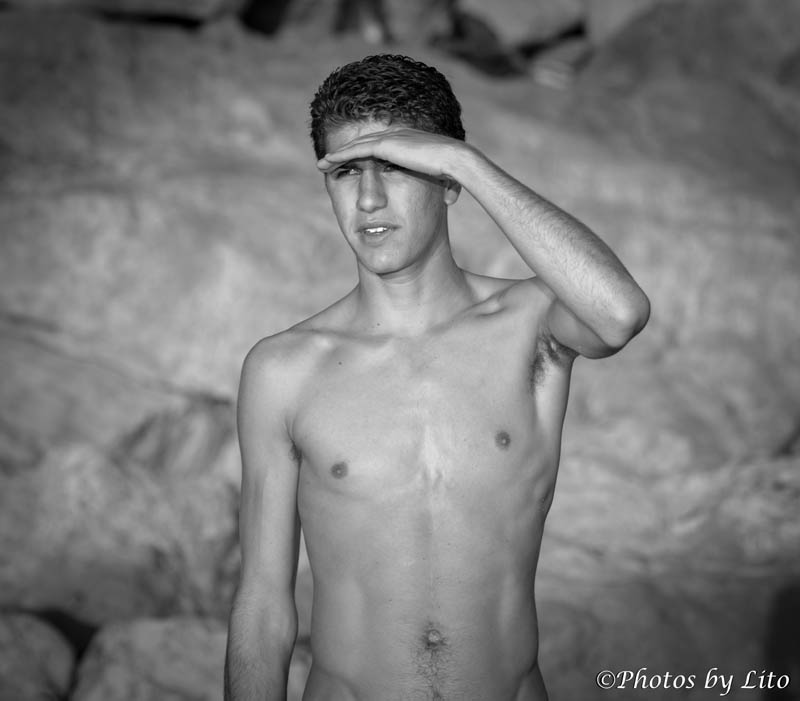 Male model photo shoot of Connor Saxon Blue in Avila Bluffs, California