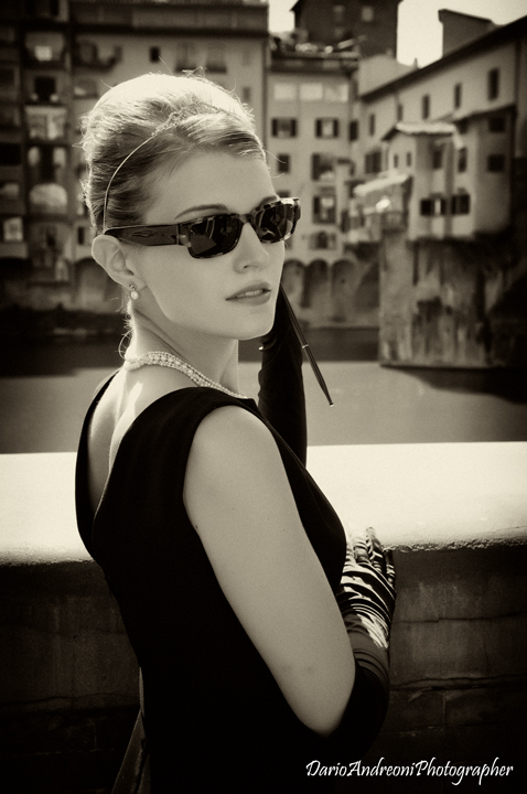 Female model photo shoot of Elisa Pagano in Ponte Vecchio