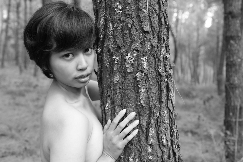 Female model photo shoot of Edgina Fariadhi by JD56 in Hutan Lindung Bandung