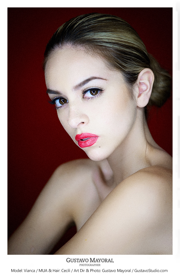 Female model photo shoot of Mermaid Vee by Gustavo Studio, makeup by Cecili Davila