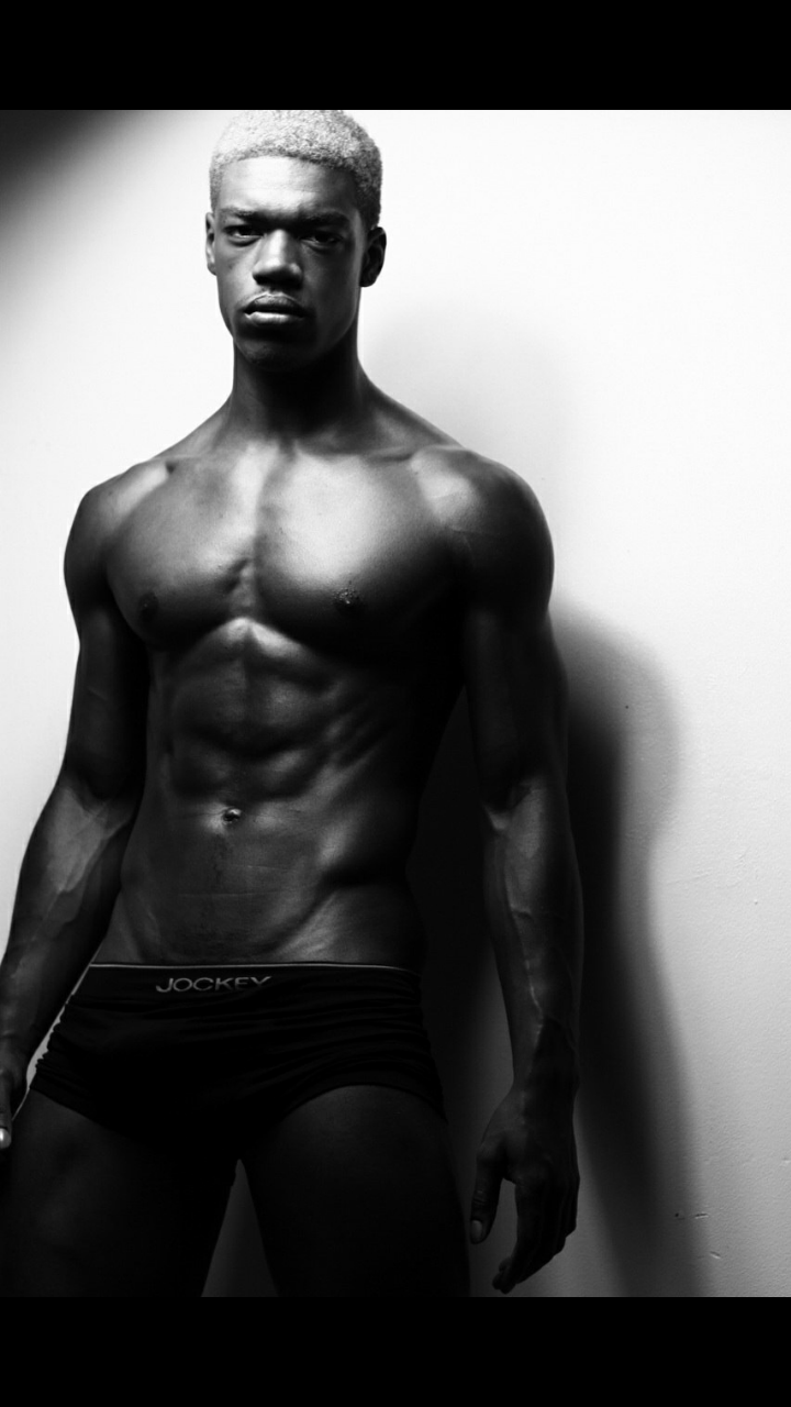 Male model photo shoot of Makel Moses by The Seth London Studio in Brooklyn, New York