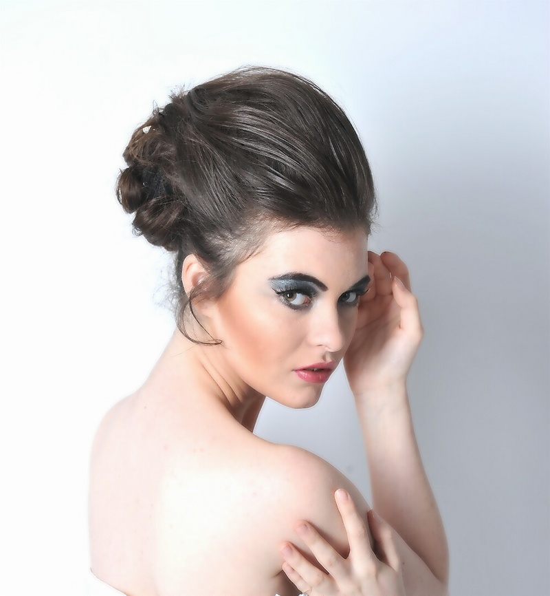 Female model photo shoot of sabrine hdia in london