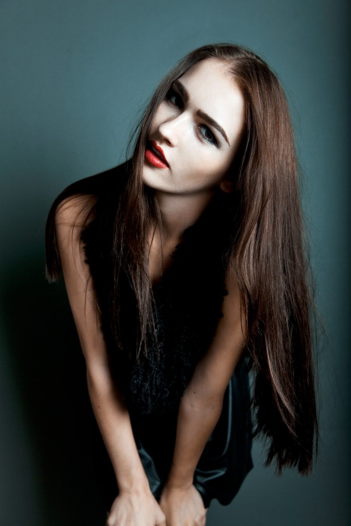 Female model photo shoot of Stephie P Makeup by Matt Borkowski
