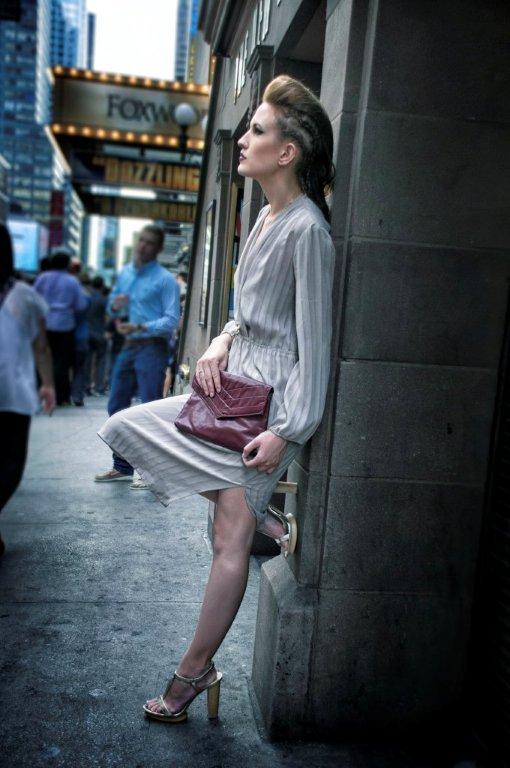 Female model photo shoot of SandeK and Gabriella Kaczkurkin in NYC