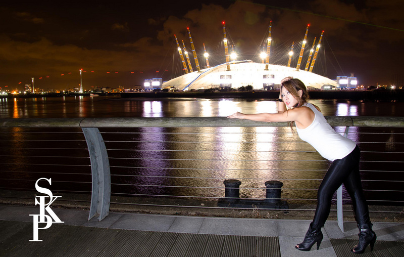 Male and Female model photo shoot of Simon Kirwin and Charm Miss in Canary Wharf