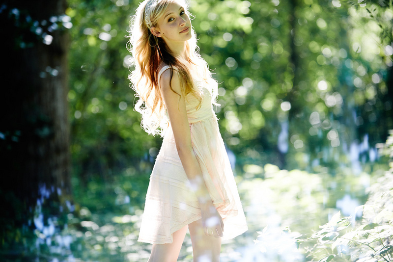 Female model photo shoot of Hannah Nicole Fix in Washington Park Arboretum, Seattle, WA
