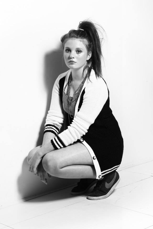Female model photo shoot of Chloe Baugh in London School Of Modelling