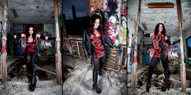 Female model photo shoot of Noctrexa by Zero Orb in Tampere, Finland