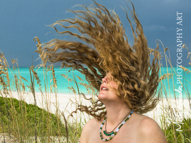 Female model photo shoot of GoddessKRING in Treasure Cay Bahamas
