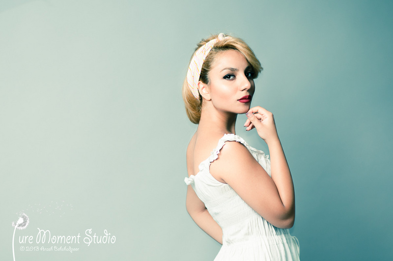 Female model photo shoot of Saina Saeedi in Pure Moment Studio at Austin, TX