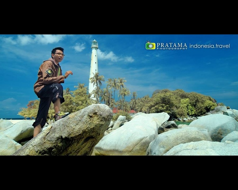 Male model photo shoot of mikeystroo in lengkuas island, belitung, indonesia