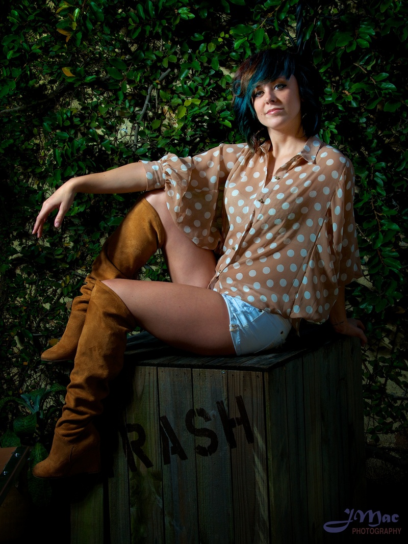 Female model photo shoot of Hali Lynn by JMac-Photography in Ybor