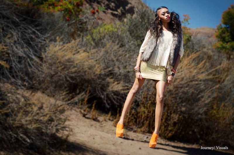 Female model photo shoot of Zhakia Monae in Coyote Hills