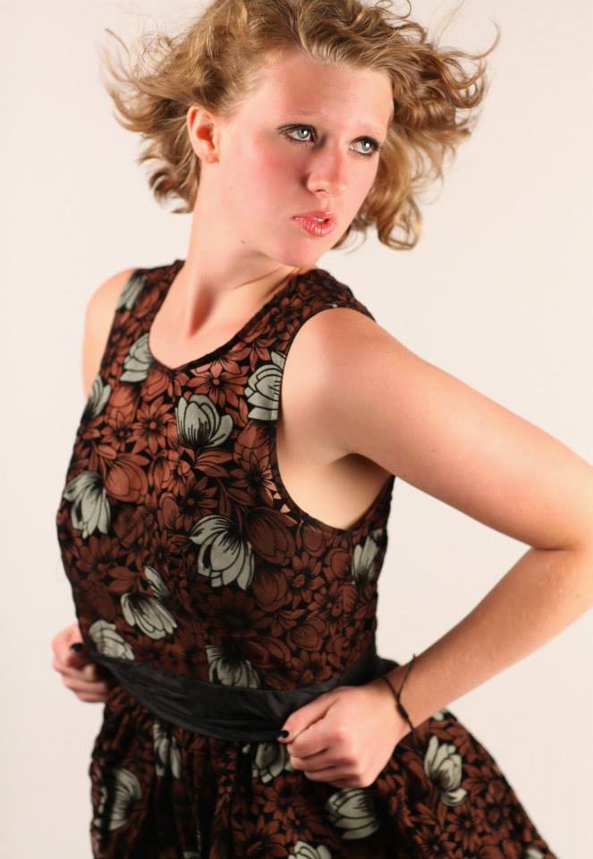 Female model photo shoot of Carrie Bradshaw 