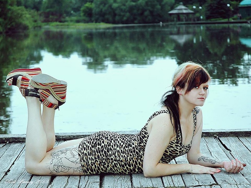 Female model photo shoot of ashley temptationn in waterloo park