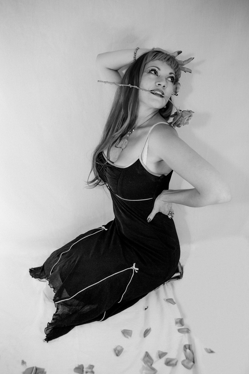 Female model photo shoot of Pinky La Roux by Josh Bucky in Roseville,  California