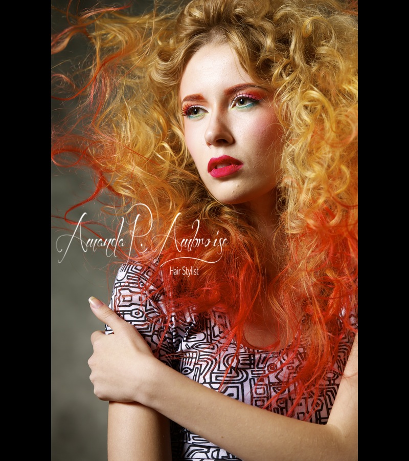 Female model photo shoot of Hair By Ambroise and D I A N A by Greg Buyalos GB3Arts