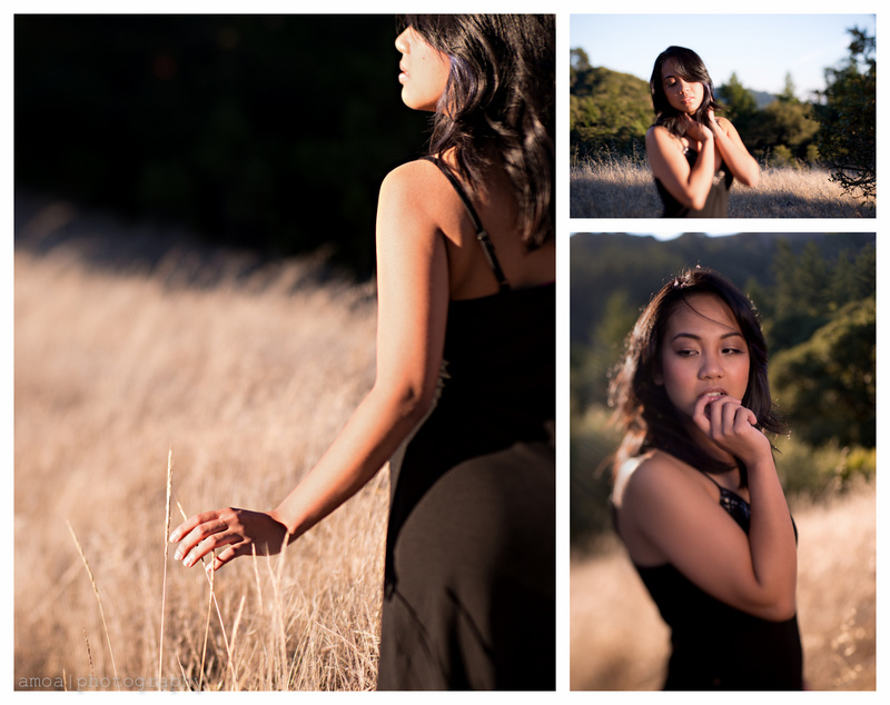 Male and Female model photo shoot of Amoa and Aubrey Rae in Pescadero, CA, makeup by Tamara Catherine