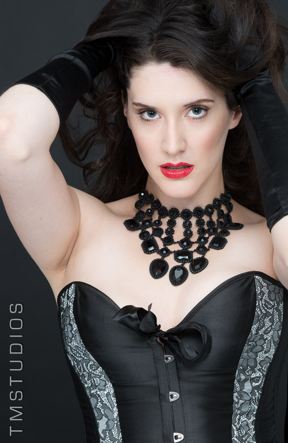 Female model photo shoot of Lisa Soprano by TimMcGillPhotography in Toronto, wardrobe styled by Tamakhi, makeup by Vanessa Agostino
