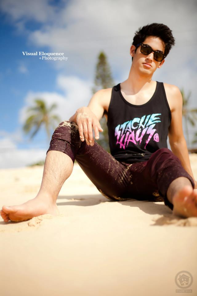 Male model photo shoot of Angelo Bruno in Honolulu Hawaii