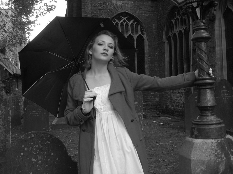 Female model photo shoot of Georgette Harris in Paignton Parish Grounds