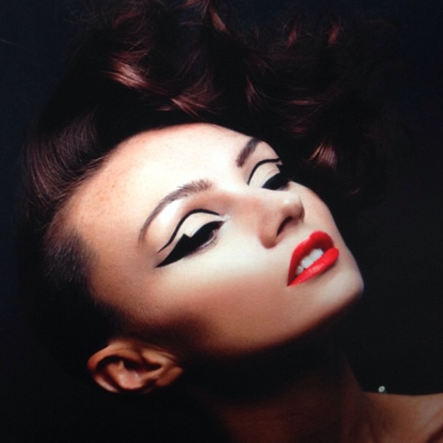 Female model photo shoot of andrea preston in Las Vegas October 2014