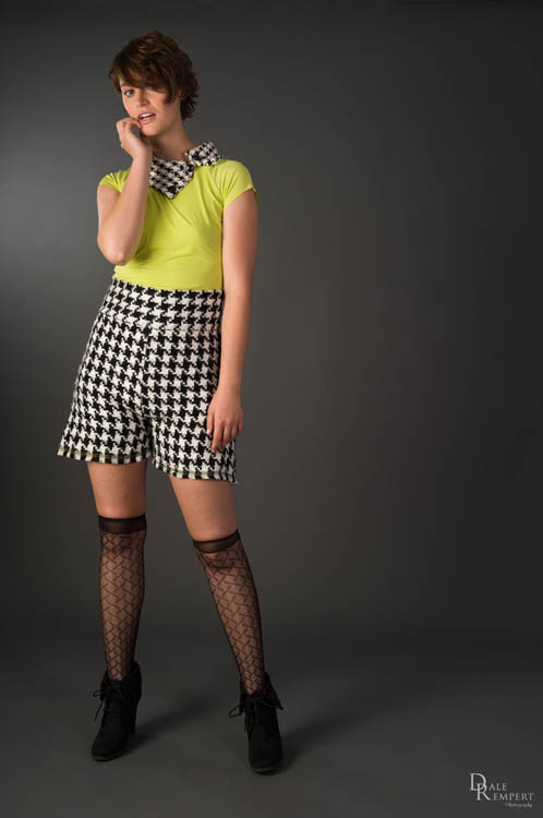 Female model photo shoot of Jinxedaposed Clothing