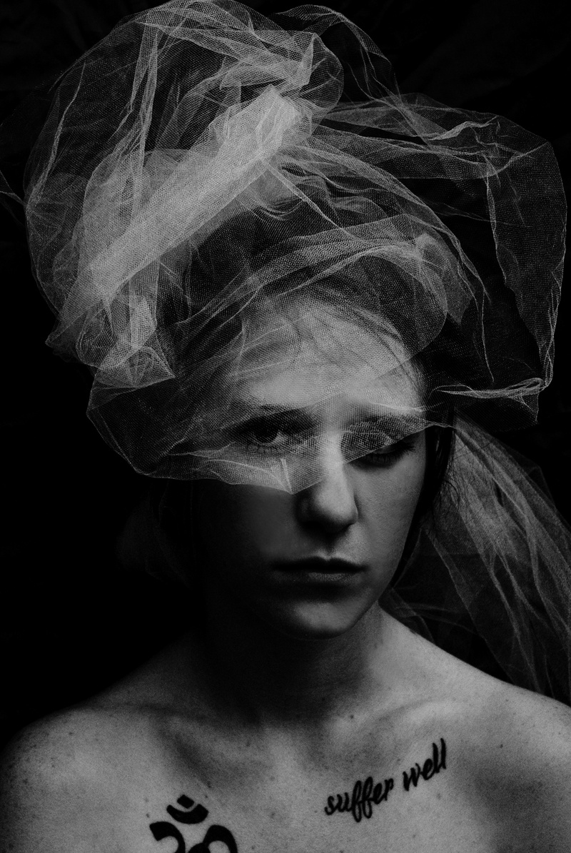 Female model photo shoot of Dai The Flu by AnoraCrescentPhoto