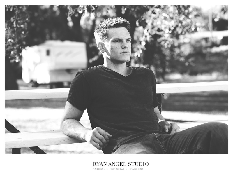Male model photo shoot of Ryan Angel Studio in Sacramento, CA