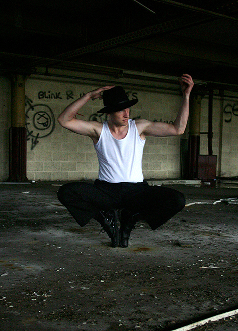 Male model photo shoot of Mark Creative in Abandoned factory